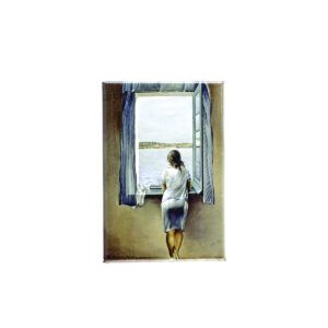 Imán Dalí. Figura en una ventana