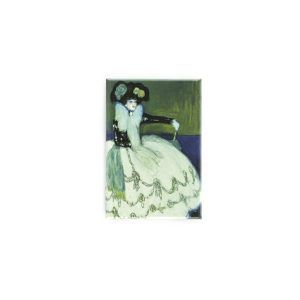 Imán Picasso. Mujer en azul