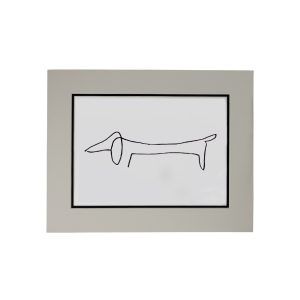 Dibujo Picasso. Perro