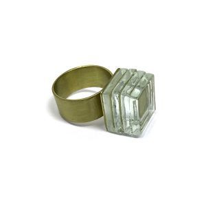 New York Anillo Cuadrado