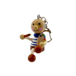 LLAVERO MADERA MARIONETA PICASSO