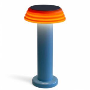 LÁMPARA AZUL Y NARANJA