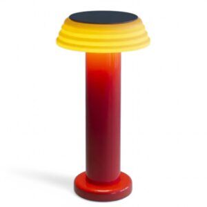 LÁMPARA ROJA Y AMARILLA